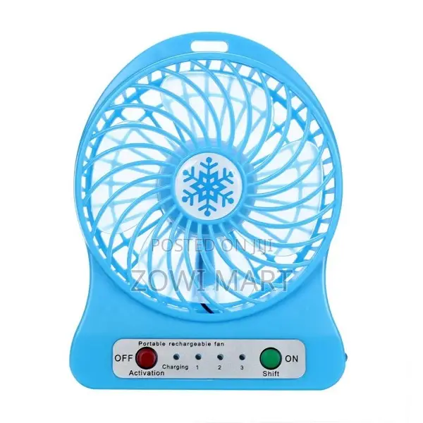 Portable Mini Fan – Multifunctional Rechargeable Fan for Office