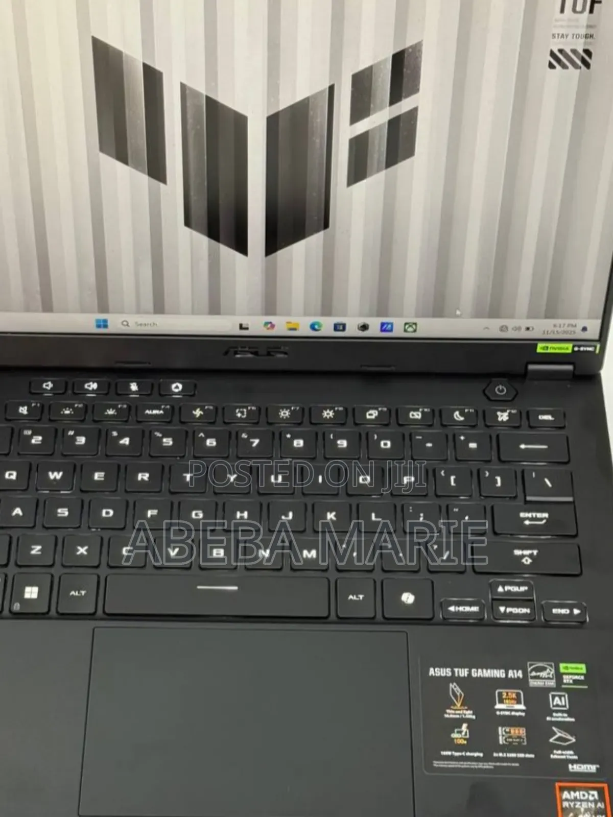 New Laptop Asus TUF516P 16GB AMD Ryzen 9 SSD 1T