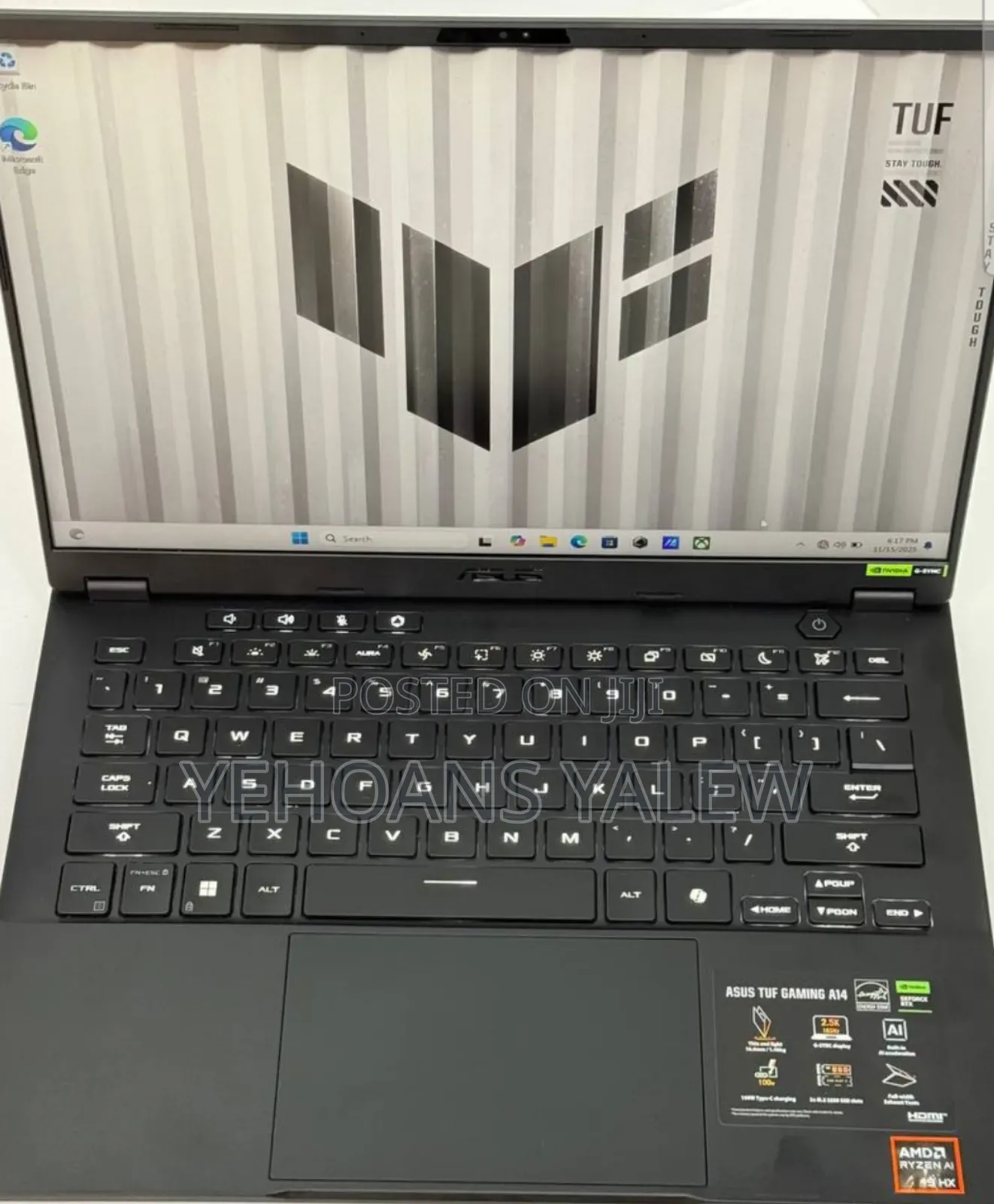 New Laptop Asus TUF Gaming A15 16GB AMD Ryzen 9 SSD 1T