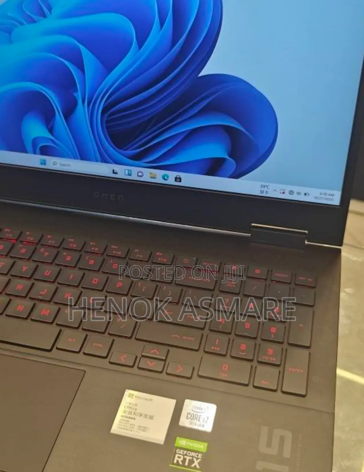 New Laptop HP Omen 15 16GB Intel Core I7 SSD 1T
