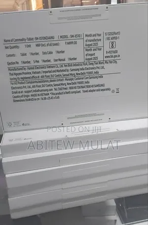 New Samsung Galaxy Tab S9 FE 128 GB Gray