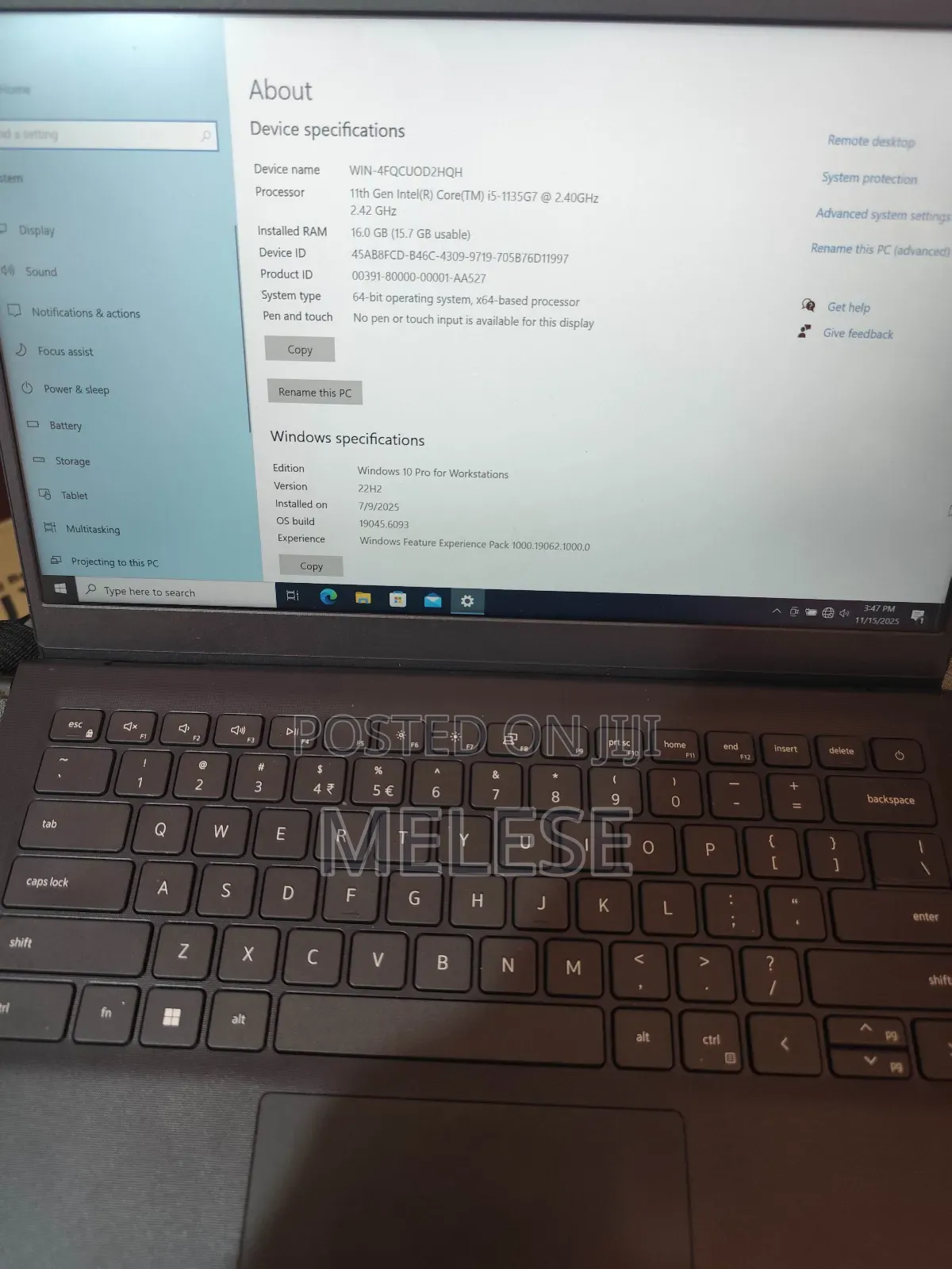 New Laptop Dell XPS 15 16GB Intel Core I5 HDD 500GB