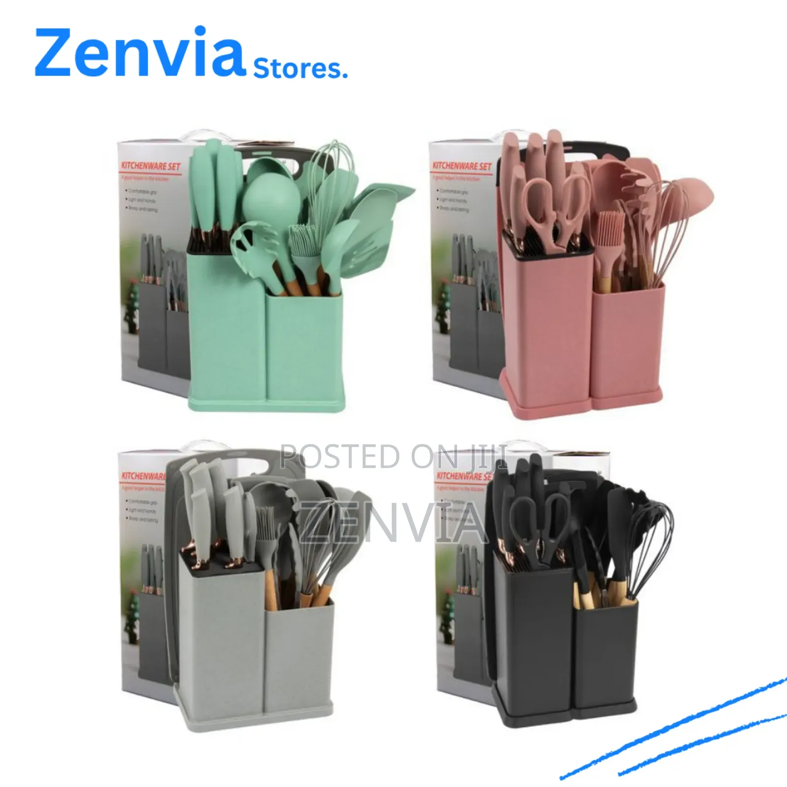 19-Piece Premium Silicone Kitchen Set | Free Delivery |