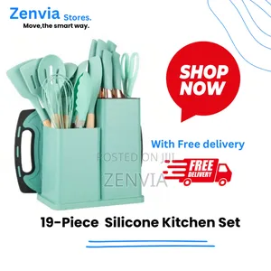 🌲19-piece Premium Silicone Kitchen Set |🔴 Free Delivery |