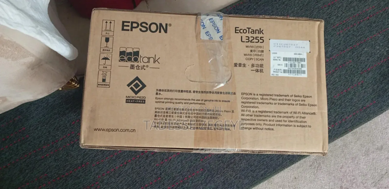 Epson Printer Ecotank L3255