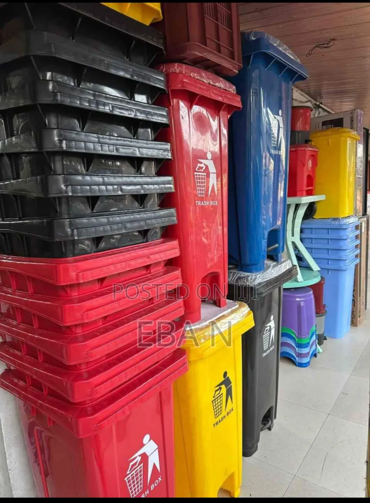 50l | 100l | 240l Plastic Trash Bin – Durable Wheelie Dustbin