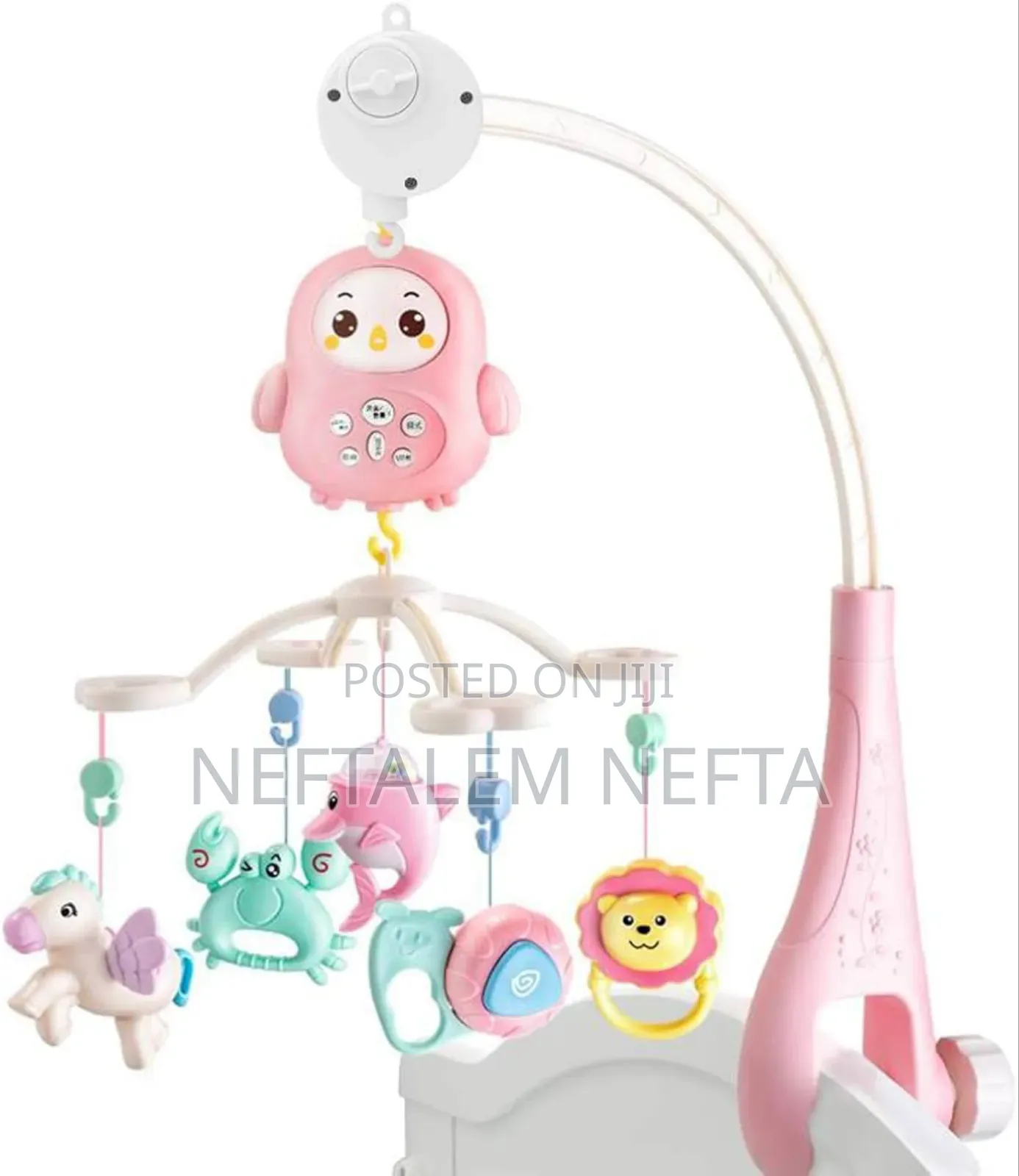 Baby Bed Bell With Det Achable Toys
