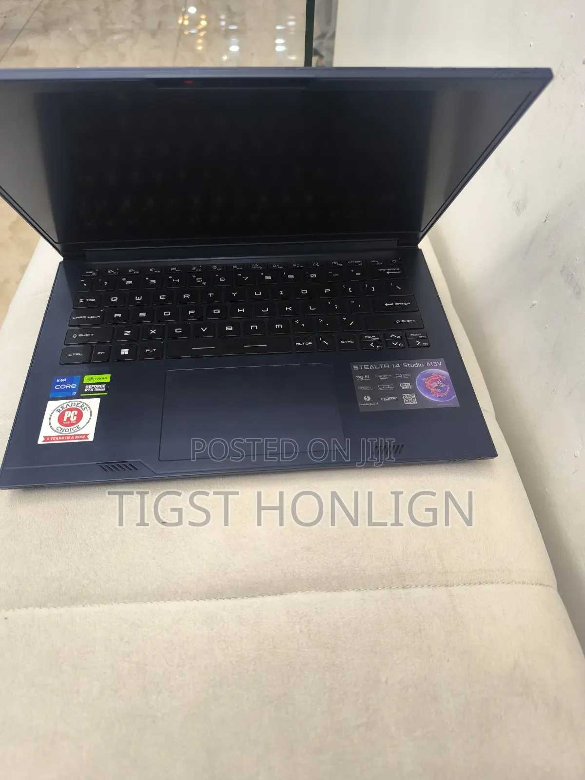 New Laptop MSI GS66 Stealth 12UHS 16GB Intel Core I7 SSD 1T