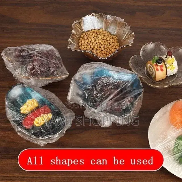 100pcs Disponsible Food Cover Plastics