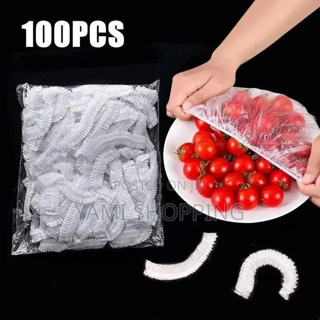 100pcs Disponsible Food Cover Plastics