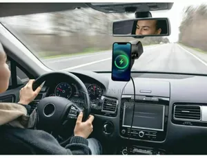 Photo - Virton Magnetic Car Phone Holder and 15w Wireless Charger