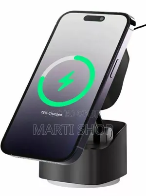 Virton Magnetic Car Phone Holder and 15w Wireless Charger