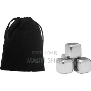 Photo - Fieni - Set of 4 Stainless Steel Ice Cubes