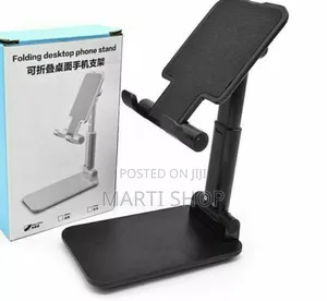 Photo - Adjustable Cell Phone Stand 
Anti Slip Foldable Desktop Phone Holder