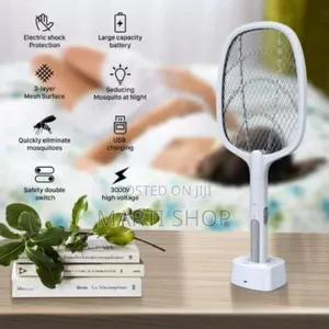 2in1 Rechargeable Lithium Electric Mosquito Swatter (Insect Killer)