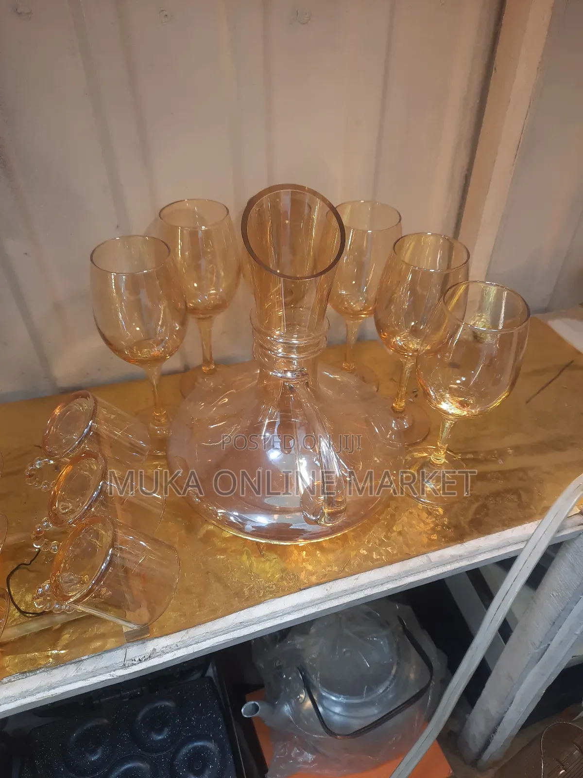 ብርጭቆ | Luxury 6-piece Glassware Set | ቅንጡ የስጦታ ብርጭቆ