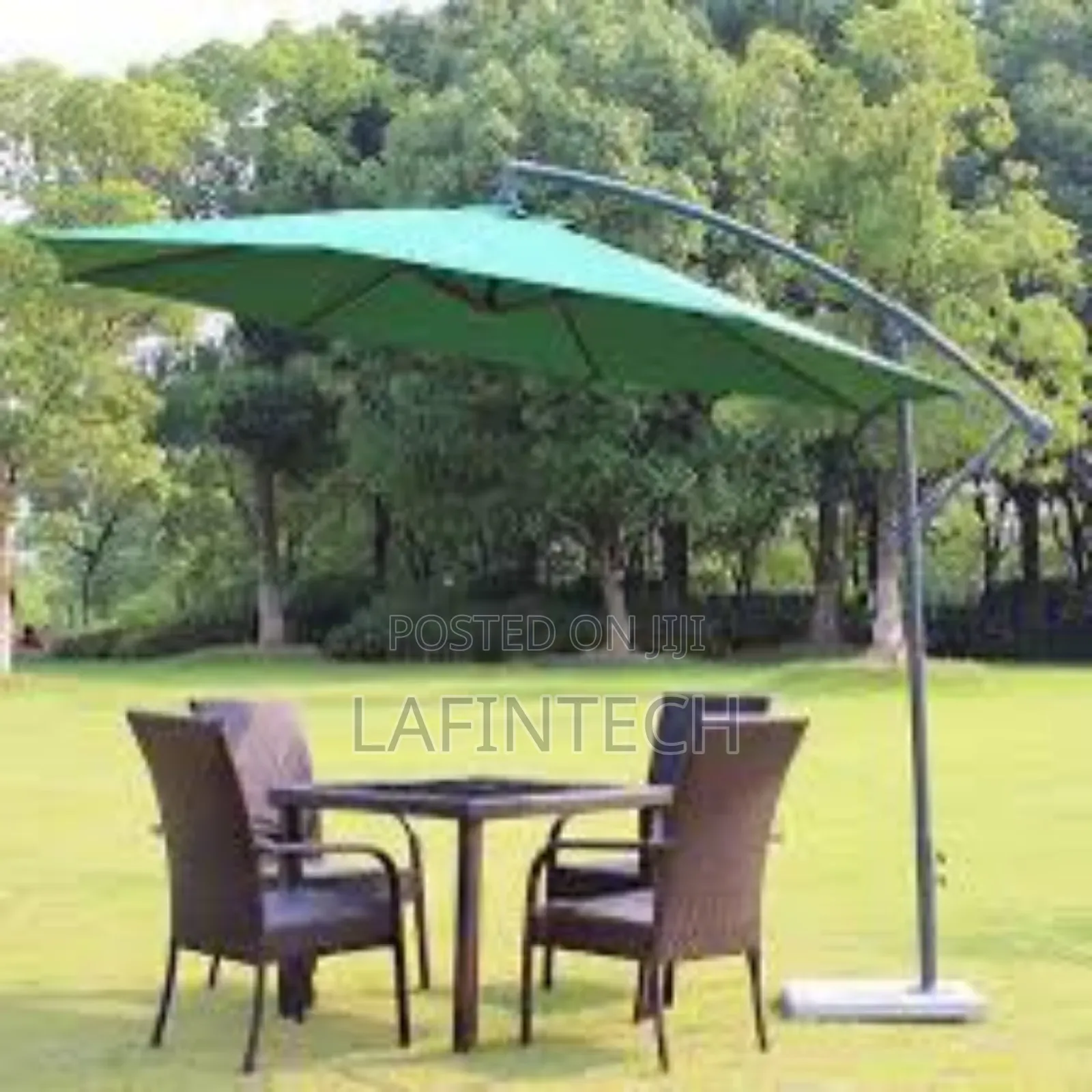 Garden Umbrella and Garden Chair