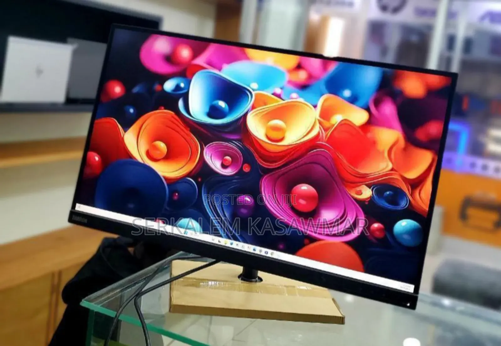 1#ብዛት አለን Lenovo Thinkvision 27" Inch Frameless M