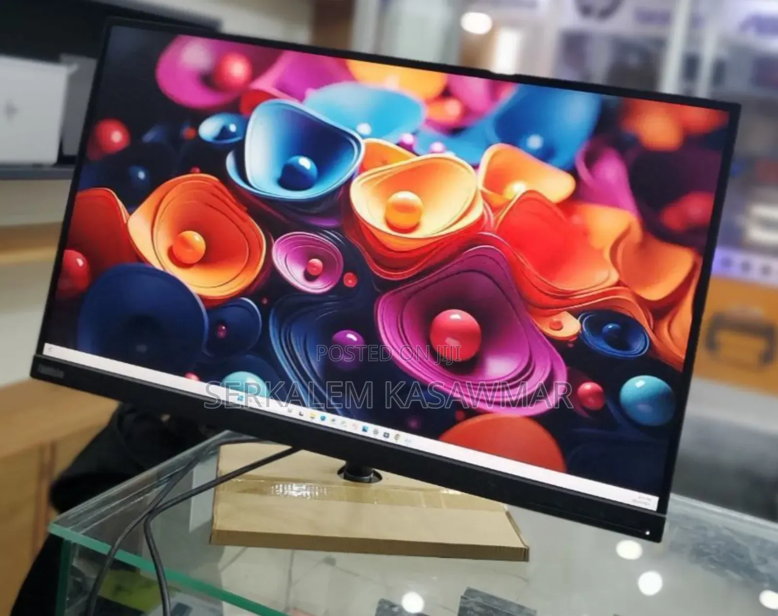 1#ብዛት አለን Lenovo Thinkvision 27" Inch Frameless M