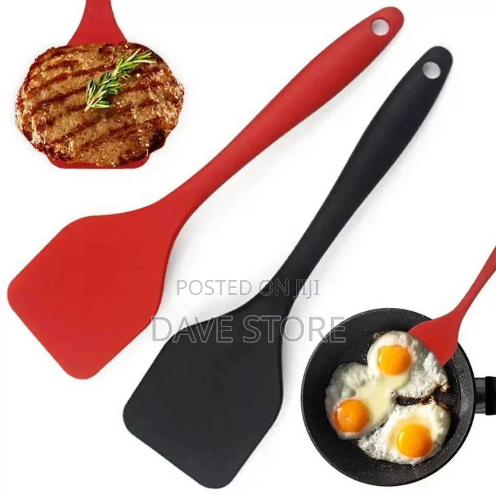 Silicon Spatulas And Basting Brushes