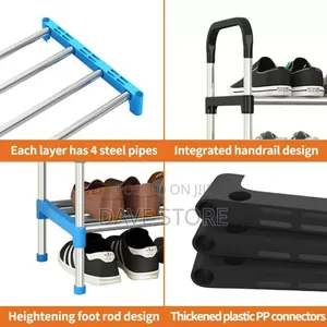 6-Layer Shoe Rack 18/Pair