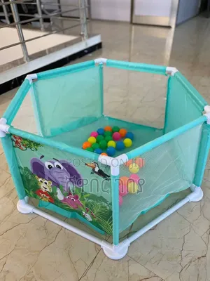 Photo - Colorful Kids Play Pen With Colorful Balls