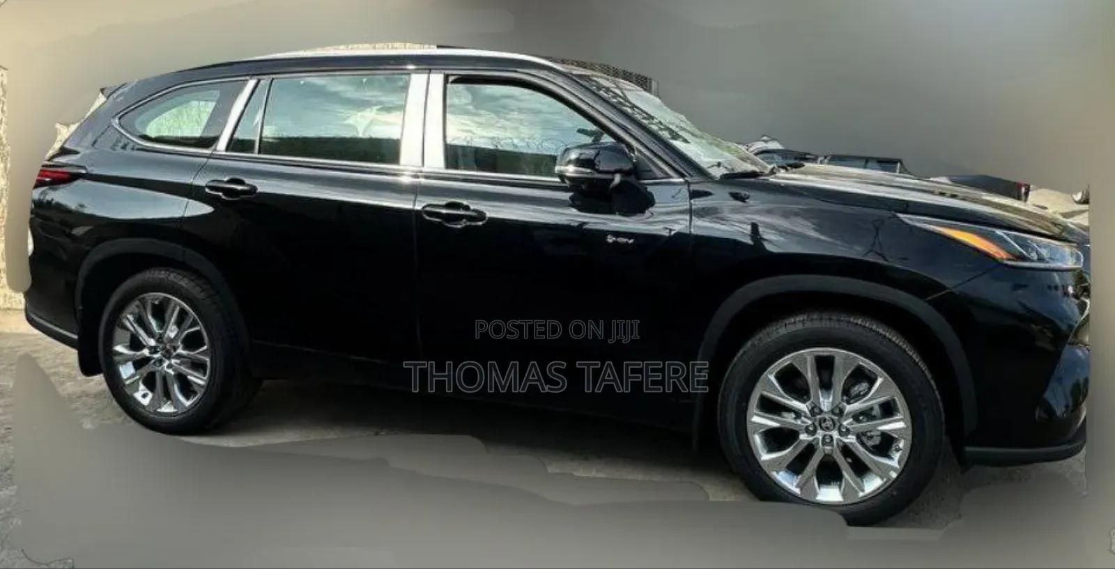 New Toyota Highlander Hybrid 2025 Black