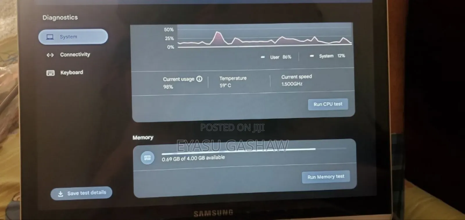 Laptop Samsung Galaxy Book 2 4GB Intel Core M3 SSD 128GB