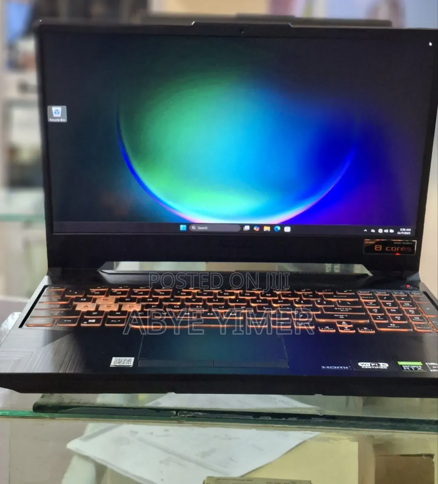 New Laptop Asus TUF Gaming A15 16GB AMD Ryzen 7 SSD 512GB