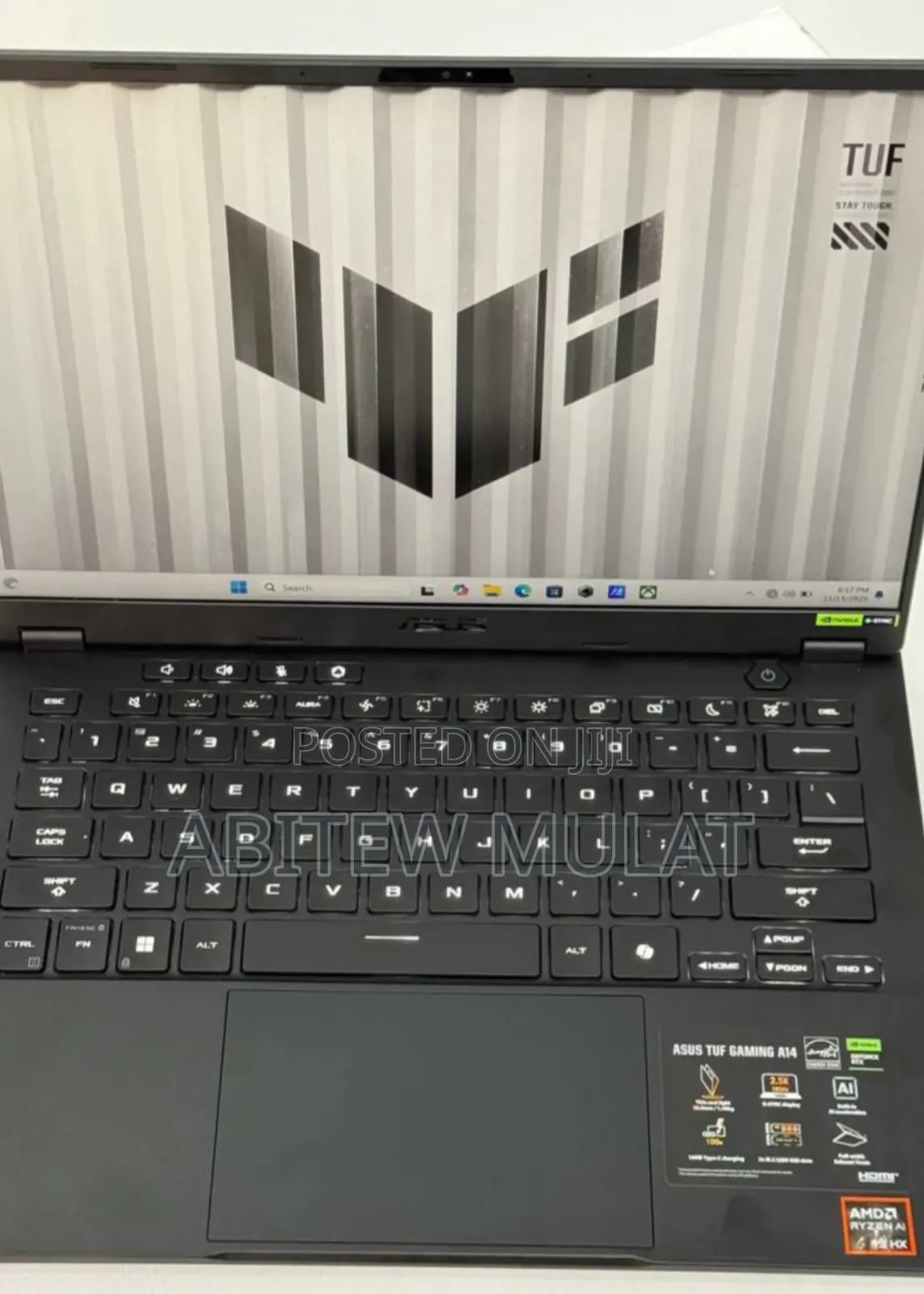 New Laptop Asus TUF Gaming A15 16GB AMD Ryzen 9 SSD 1T