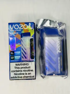 Photo - Vozol 20,000 Puff With Blue Razz Ice Flavor