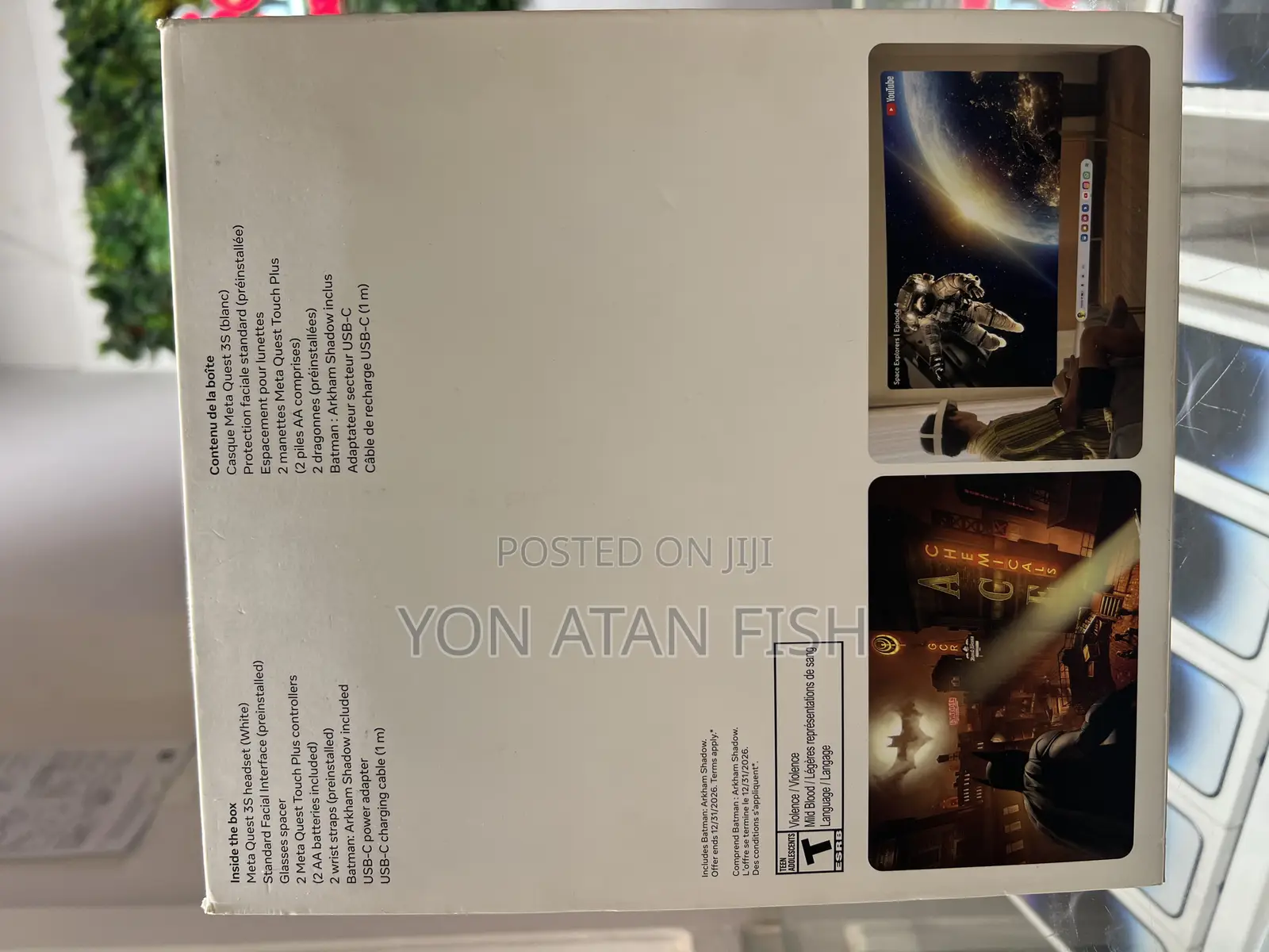 Oculus Meta Quest 3s, 256gb Includes Batman Arkham Shadow