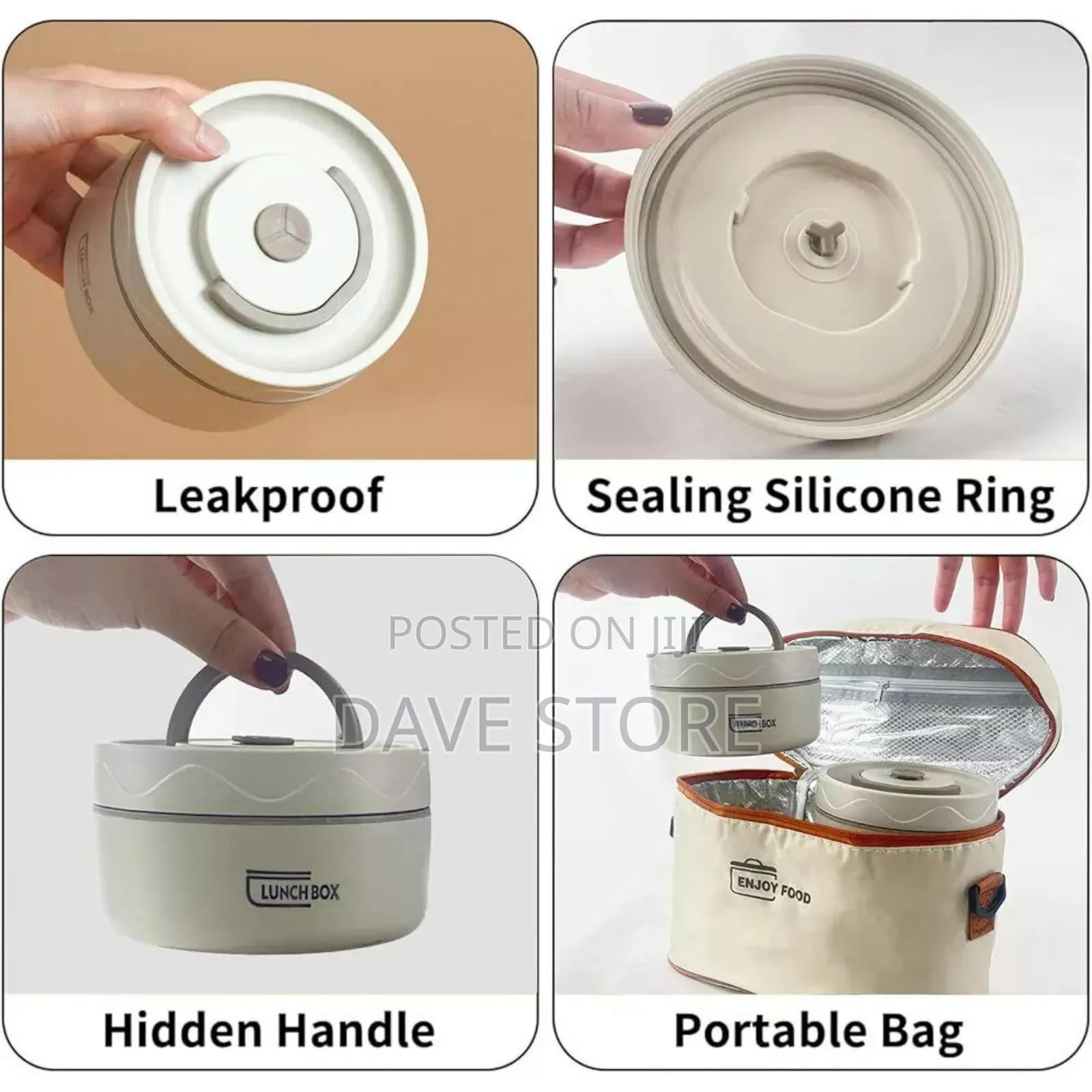 Isolated Lunch Box With Bag