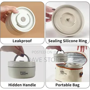 Isolated Lunch Box With Bag