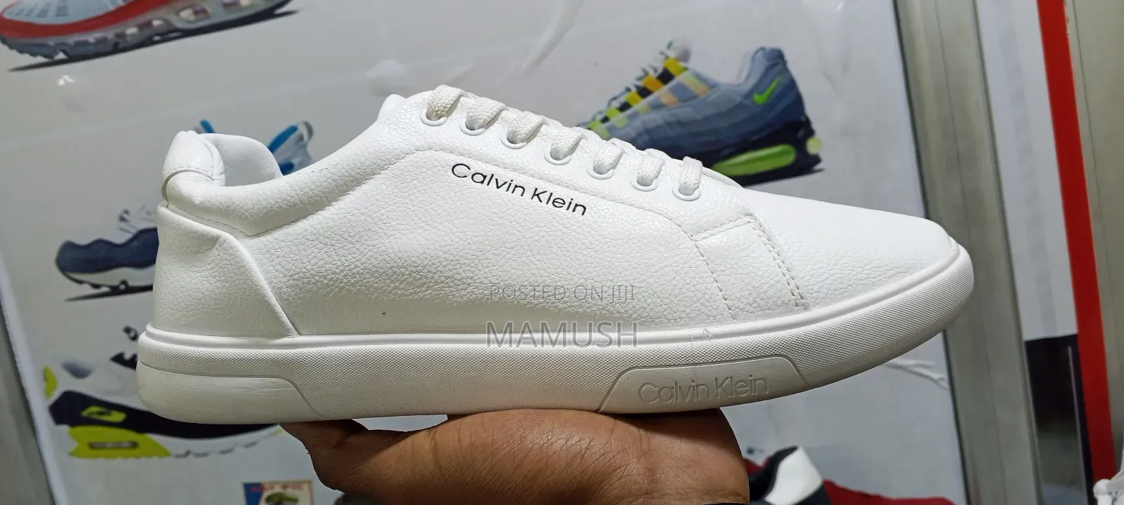 This Is Apair White Calvin Klein Stylish Comfort Snicker