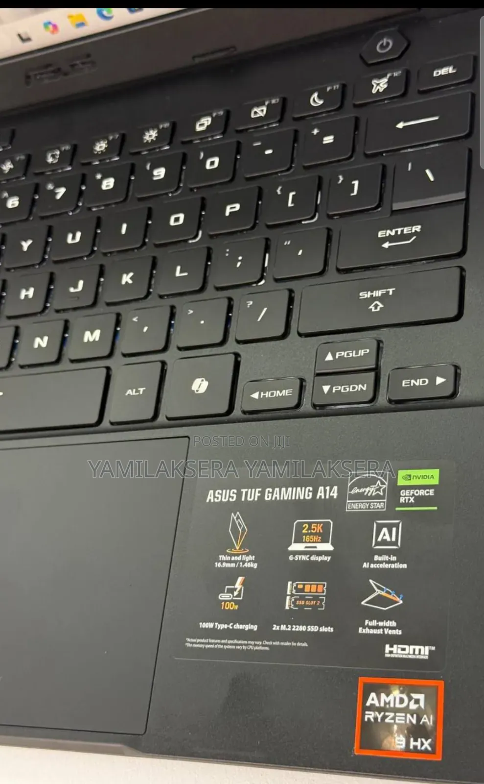 New Laptop Asus TUF Gaming A15 16GB Intel Core I9 SSD 1T