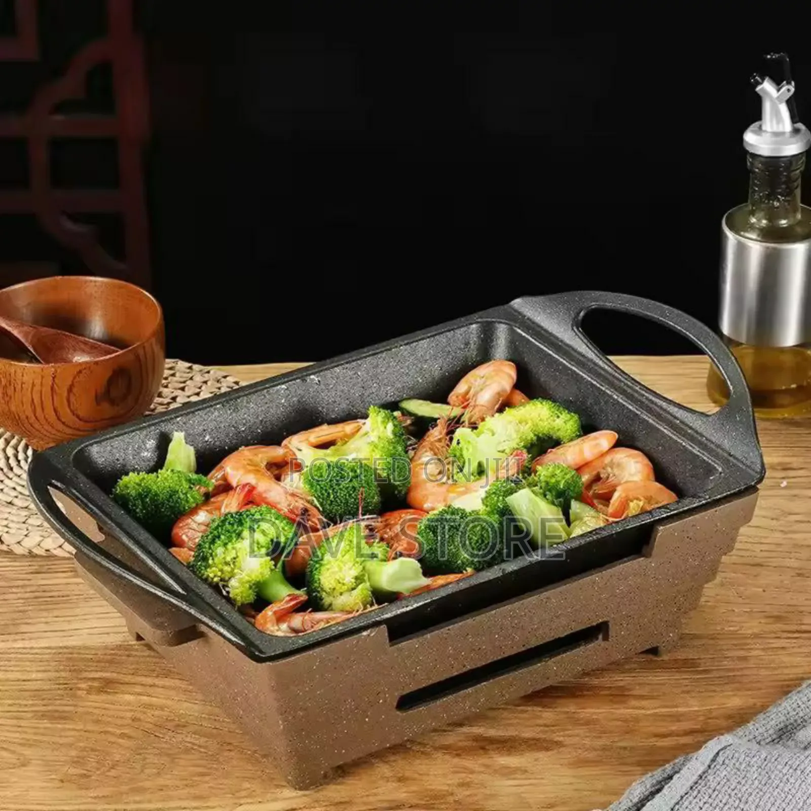 Barbecue Stove Alcohol Furnace Grill(የሸክላ ጥብስ ማቅረቢያ )