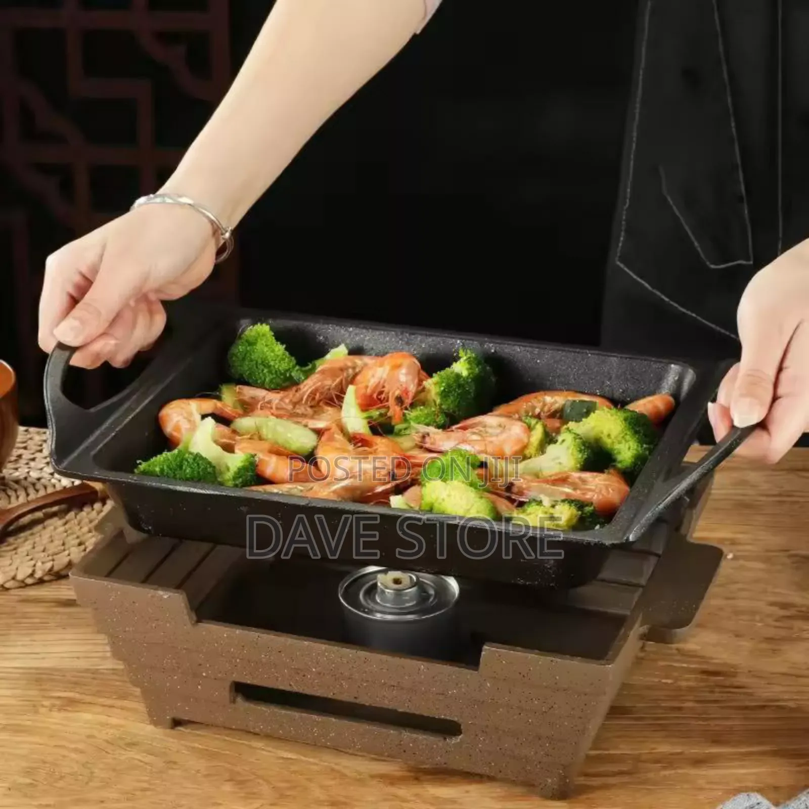 Barbecue Stove Alcohol Furnace Grill(የሸክላ ጥብስ ማቅረቢያ )