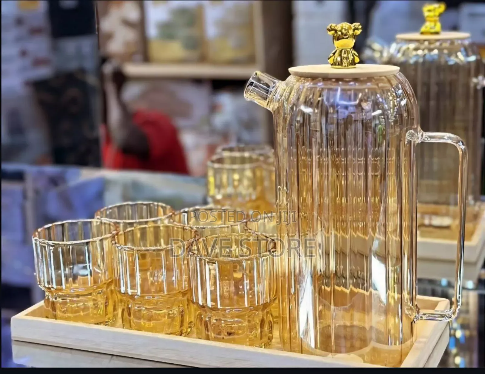 7pcs Glass Water Set