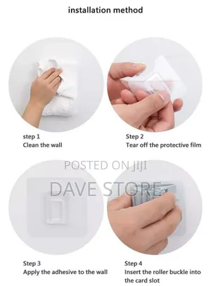 2pcs Punch-Free Wall-Mounted Strong Mop Hook,