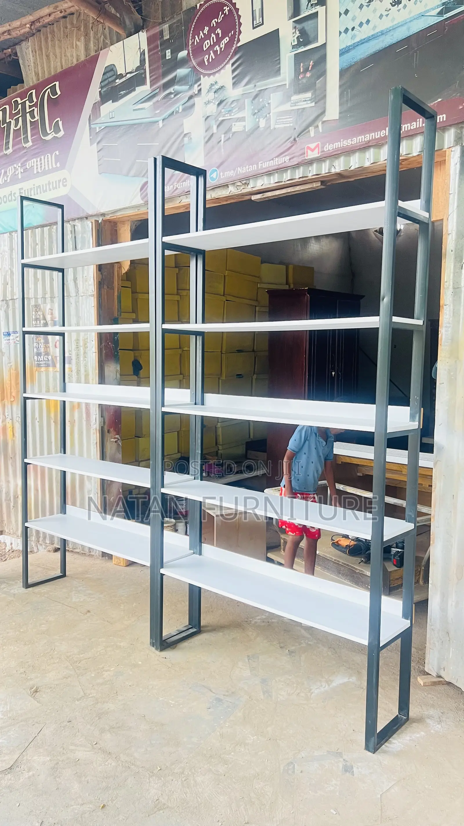 ለማንኛውም ሱቆች የሚሆኑ ዘመናዊ መደርደርያዎች በፈለጉት ስፋት እና ቁመት