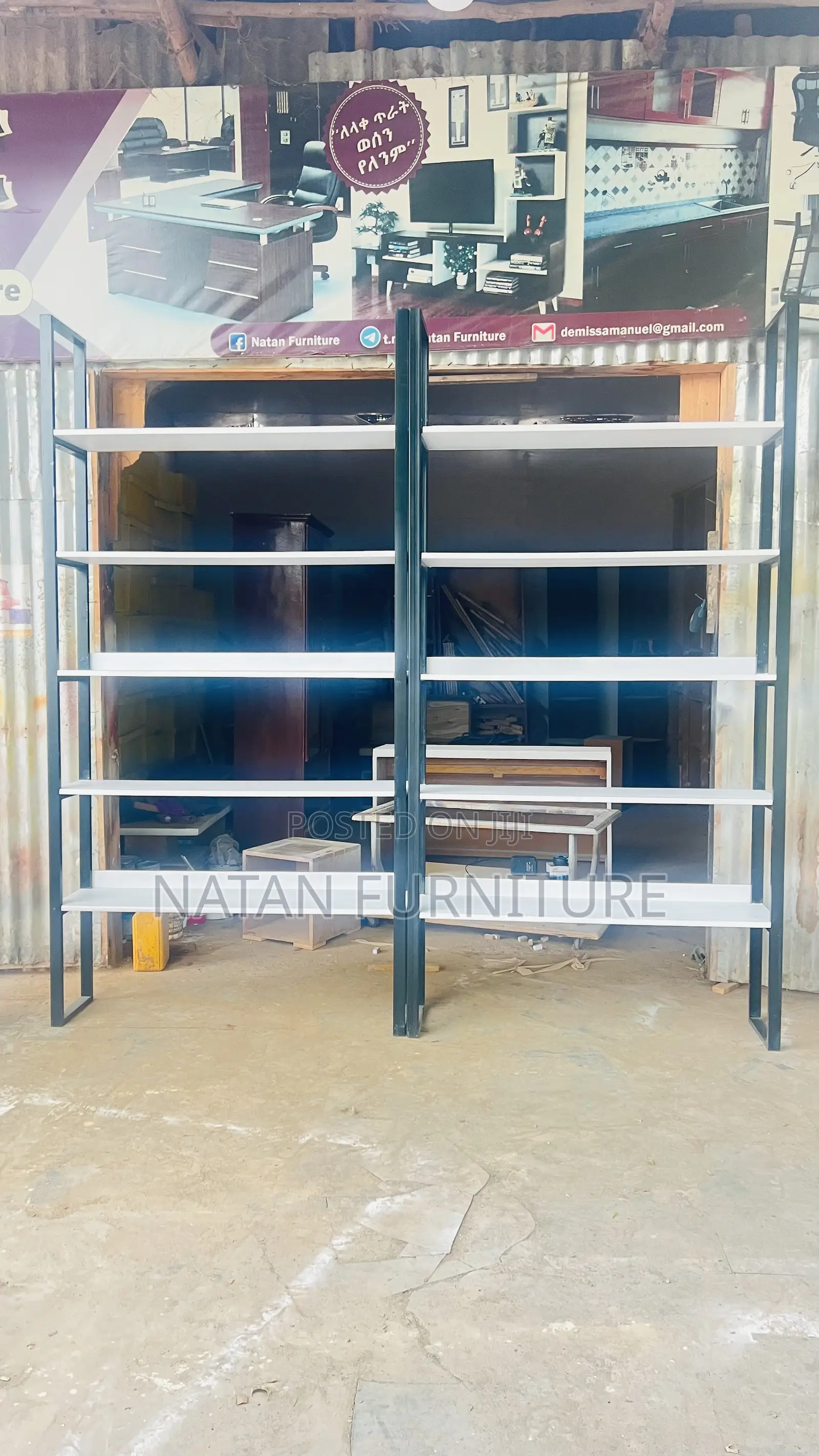 ለማንኛውም ሱቆች የሚሆኑ ዘመናዊ መደርደርያዎች በፈለጉት ስፋት እና ቁመት