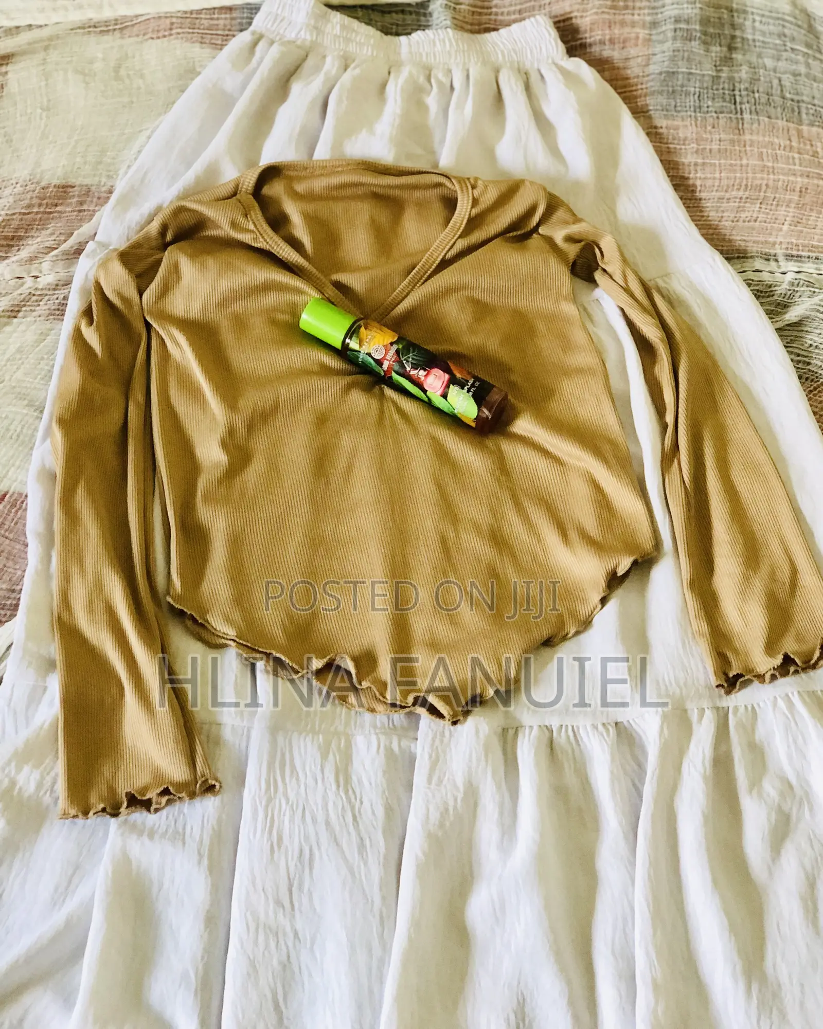 Dress and Crop With Body Splash