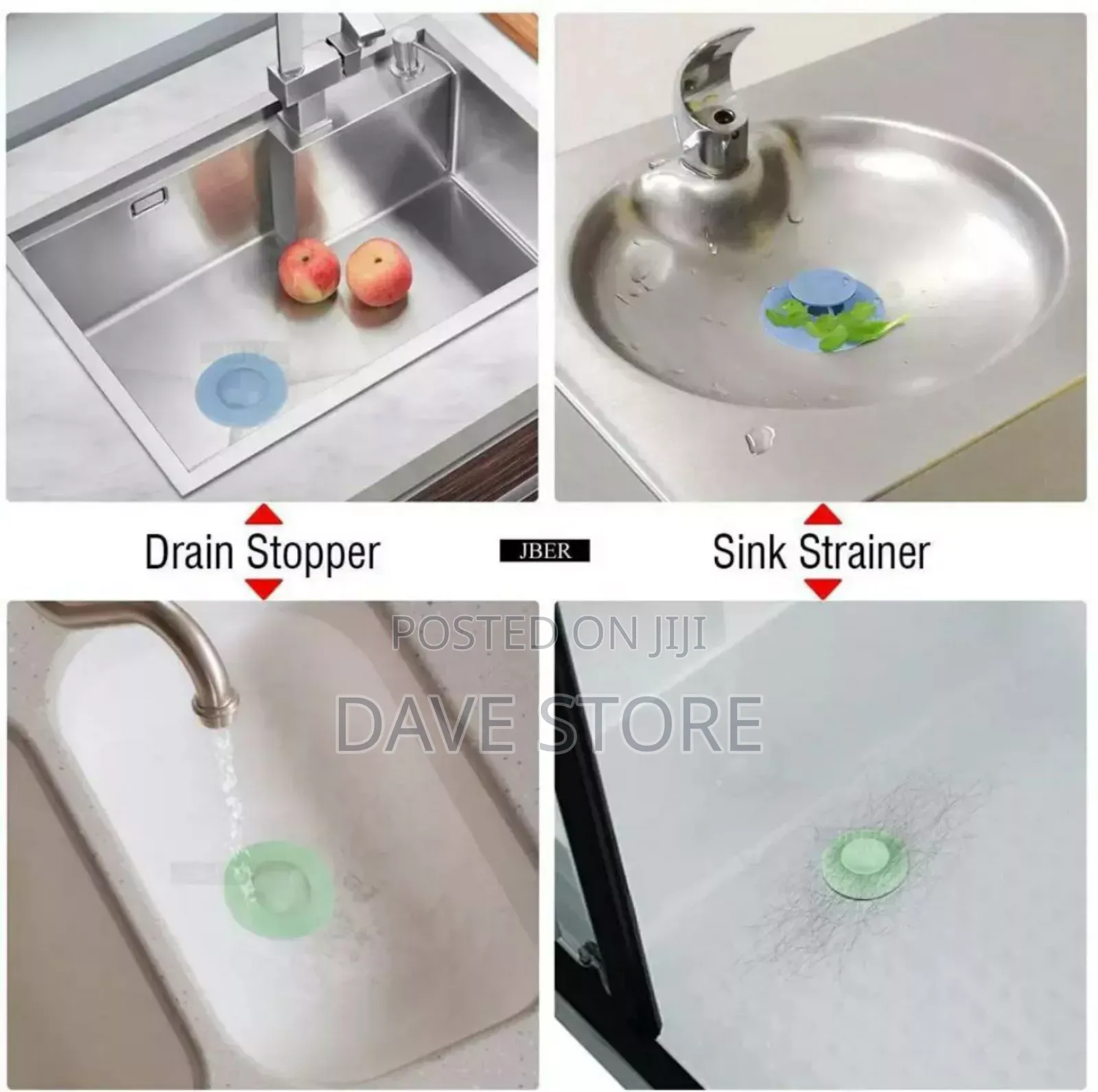 Silicone Drainage Stopper and Strainer