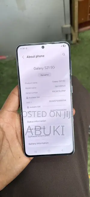 Photo - New Samsung Galaxy S21 5G 128 GB Black