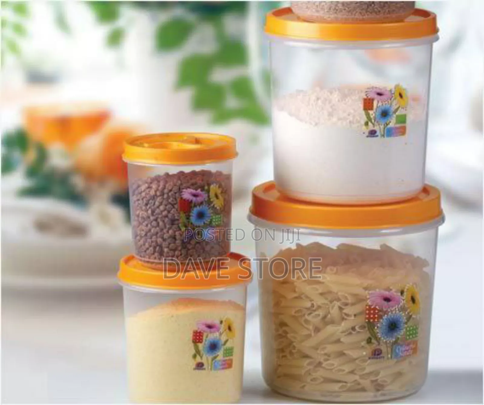8pcs Plastic Food Storage Containers
