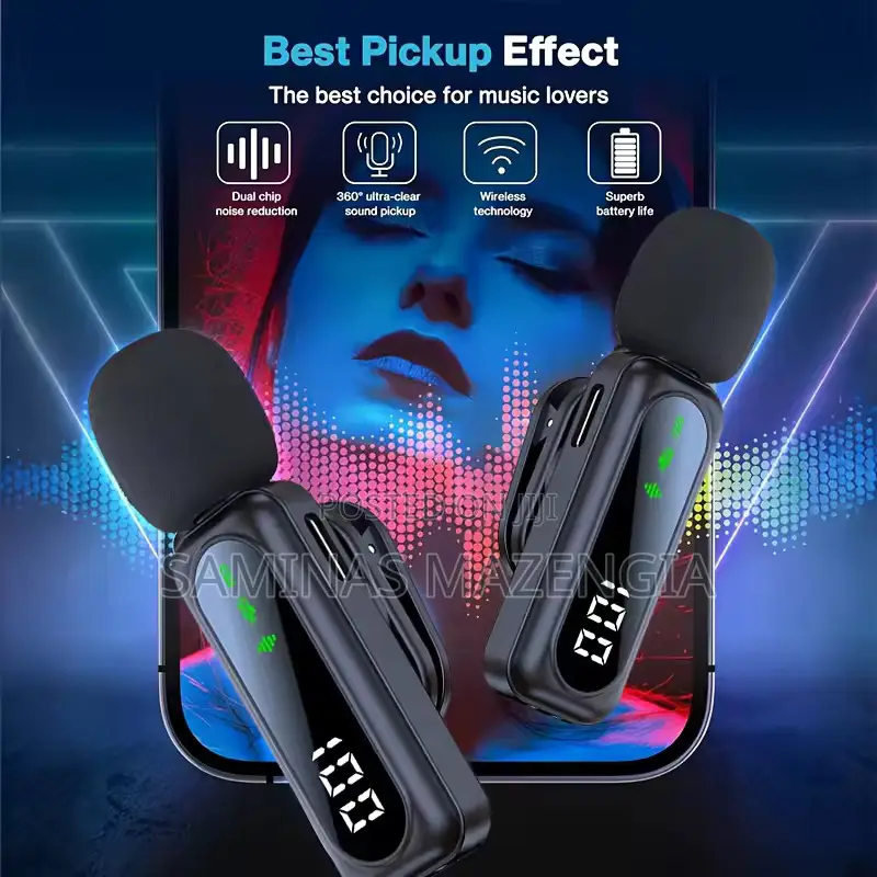 Professional Wireless Lavalier Microphone