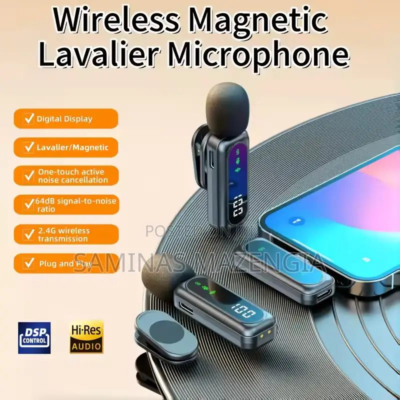 Professional Wireless Lavalier Microphone
