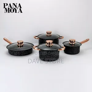 2 ድስቶች + 1 ወጥ ማቅረቢያ + 1 መጥበሻ