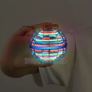 Hand-Operated, Spherical Flying Toy or Mini-Drone